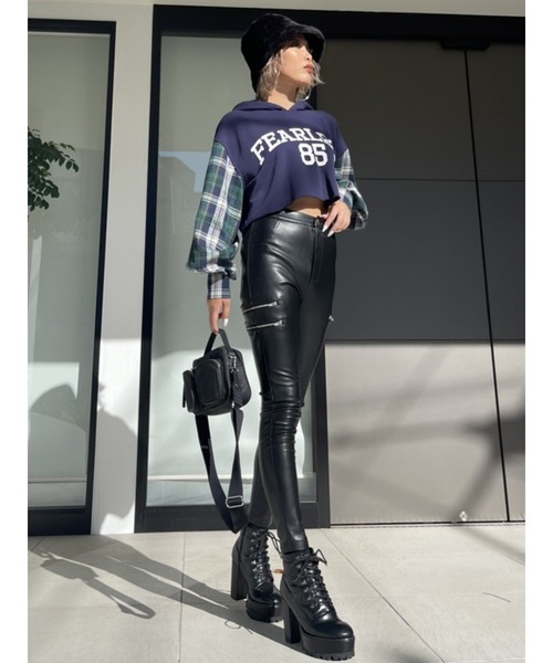 「EGOIST」 スウェットカットソー FREE ネイビー レディース_画像4