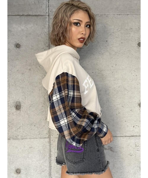 「EGOIST」 スウェットカットソー FREE ネイビー レディース_画像5