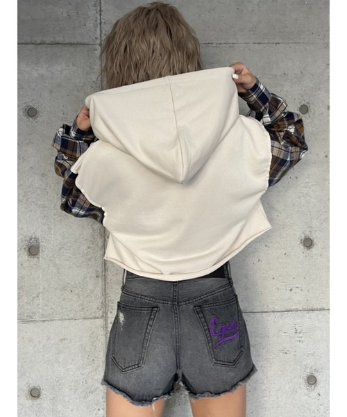 「EGOIST」 スウェットカットソー FREE ネイビー レディース_画像6