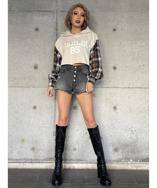 「EGOIST」 スウェットカットソー FREE ネイビー レディース_画像7