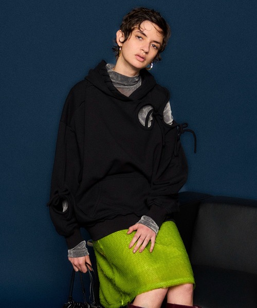 MAISON SPECIAL（メゾンスペシャル） パーカー Haulover Hoodie/ホール