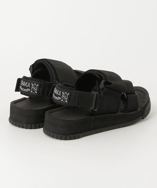 「SHAKA」 フラットサンダル 23cm ブラック レディース_画像2