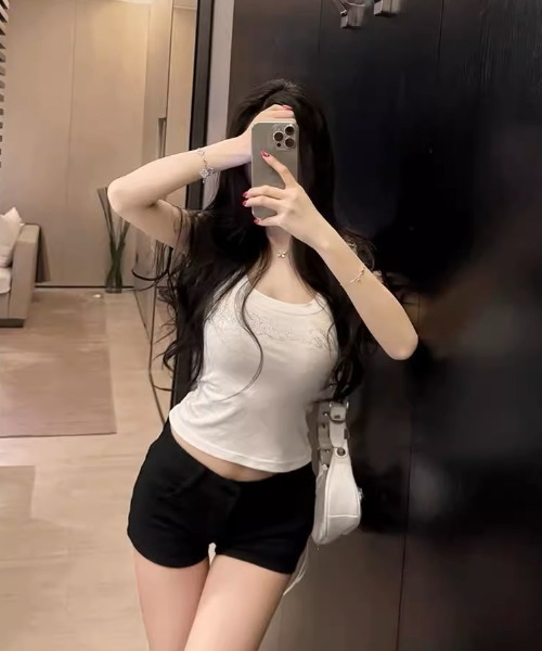「.KOM」 半袖Tシャツ M ホワイト レディース_画像4