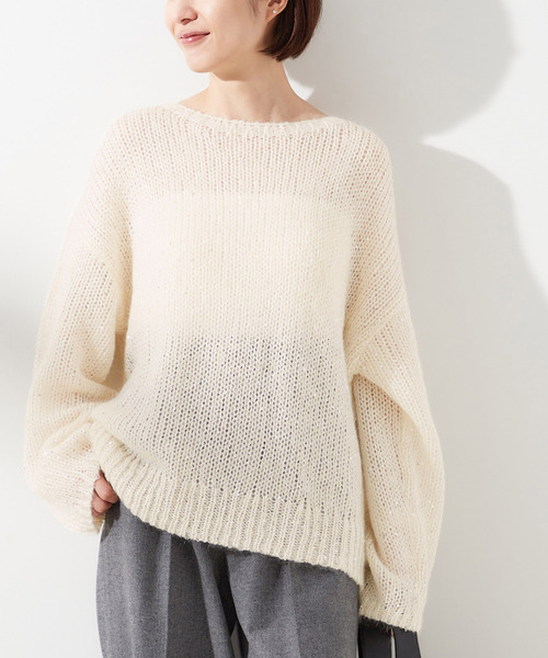 「journal standard L'essage」 長袖ニット FREE ゴールド レディース_画像2