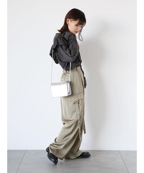 「ehka sopo」 ショルダーバッグ F ブラック レディース_画像5