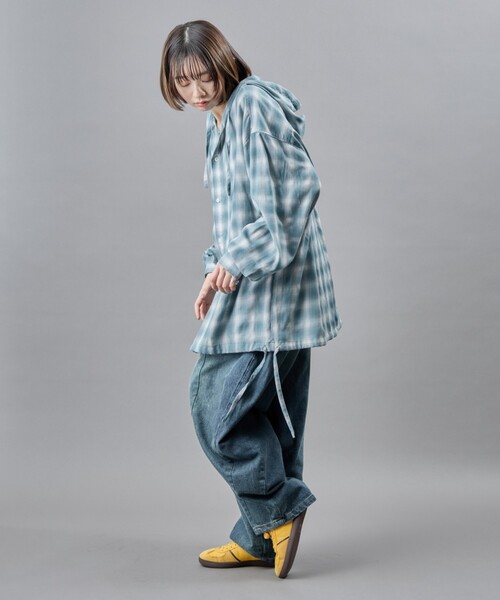 「PUBLUX」 長袖シャツ SMALL グレー メンズ_画像5