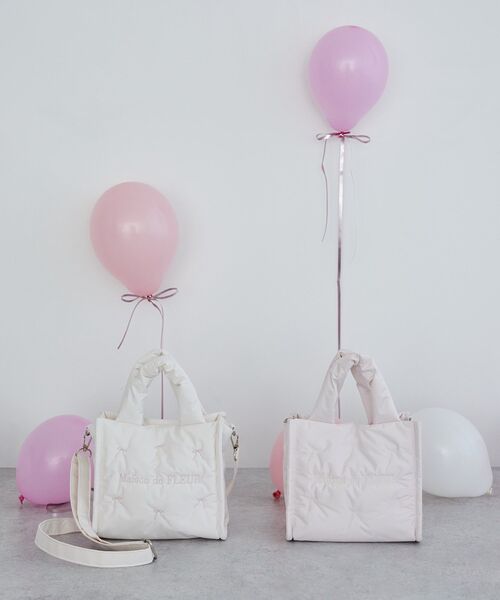 「Maison de FLEUR」 2WAYバッグ FREE アイボリー レディース_画像2