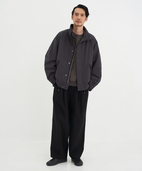 トレーナー スウェット 「MARKAWARE」HUGE SHORT SWEAT／スラックスに合う，360度美シルエットショートスウェット メンズの画像