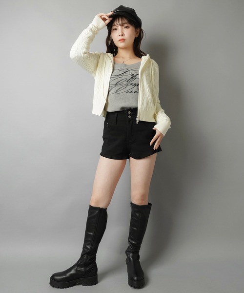 SPINNS（スピンズ） パンツ スタイル盛れ確定ベーシックハイウエスト