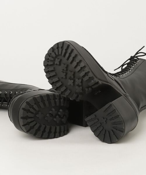 「YOSUKE」 ロングブーツ 24.5 ブラック レディース_画像3