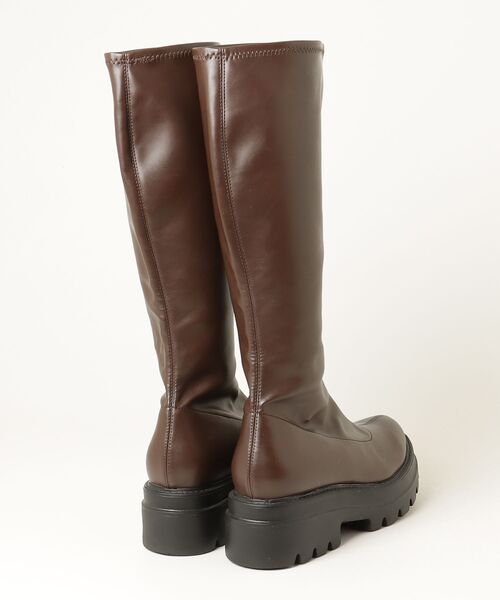 「LOWRYS FARM」 ロングブーツ L ブラウン レディース_画像2