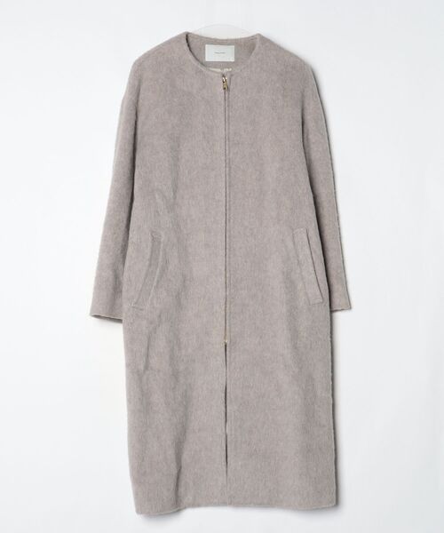 FRAMeWORK（フレームワーク） ノーカラーコート 38 グレー レディース