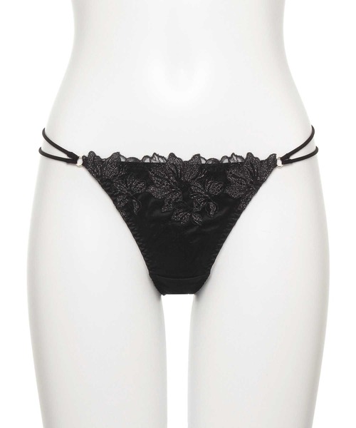 ★Ravijour★ストライプレースブラショーツ★フルバックパンツ下着★ライム★ Ravijour - ☆Ravijour☆黒ストライプレース☆ブラショーツ☆パンツ