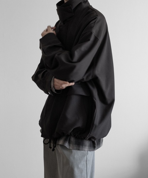 「RUUBON」 ブルゾン M ブラック メンズ_画像4