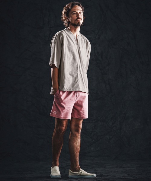 wjk reluxe tシャツ mt10162-cool touch key neck pullover キーネック