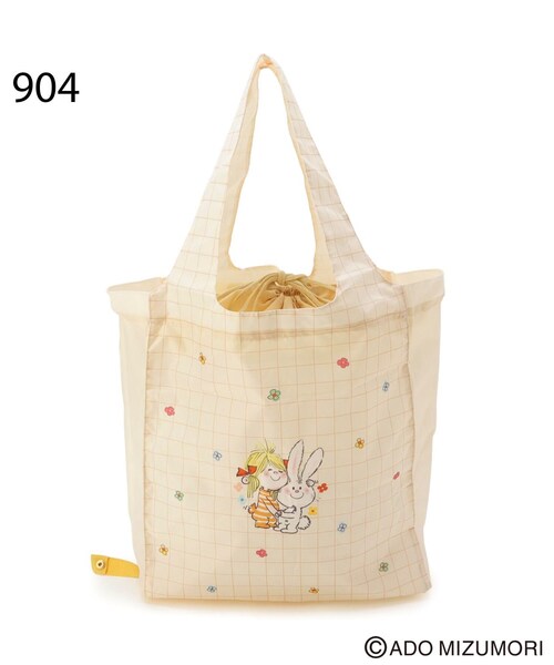 one'sterrace（ワンズテラス） エコバッグ 水森亜土 底板付きエコ