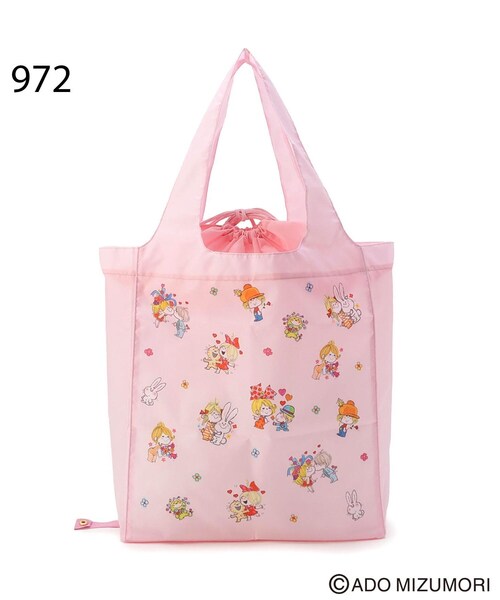 one'sterrace（ワンズテラス） エコバッグ 水森亜土 底板付きエコ