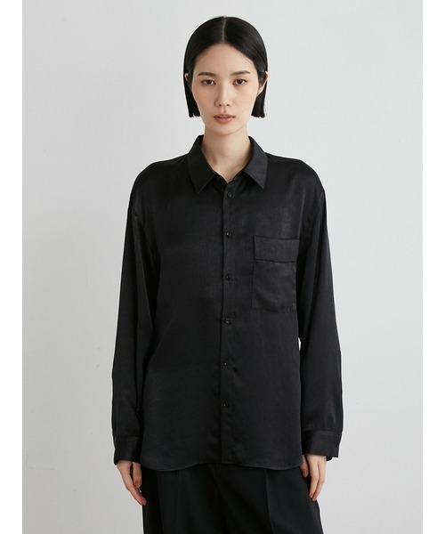 「MIESROHE」 長袖シャツ ONE SIZE ベージュ レディース_画像3