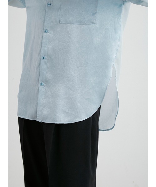 「MIESROHE」 長袖シャツ ONE SIZE ベージュ レディース_画像4