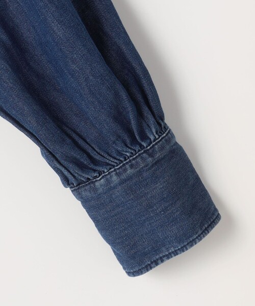 Rie Miller（リエミラー） ブラウス シャツ 「RM denim」フリル