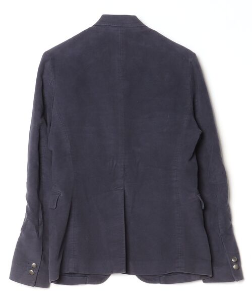 「SHIPS」 テーラードジャケット 44 ネイビー メンズ_画像2