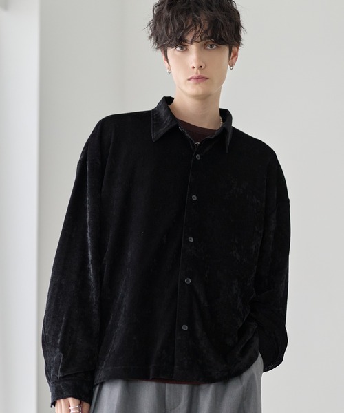 シャツ シアーベロアルーズシャツ メンズ レディース : ZOZOTOWN Yahoo
