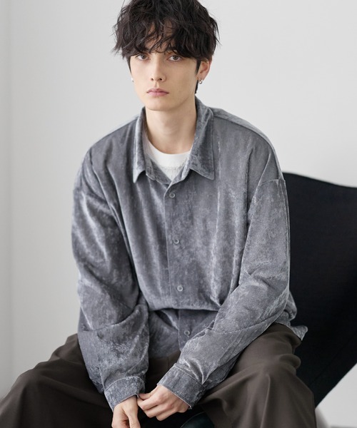 シャツ シアーベロアルーズシャツ メンズ レディース : ZOZOTOWN Yahoo