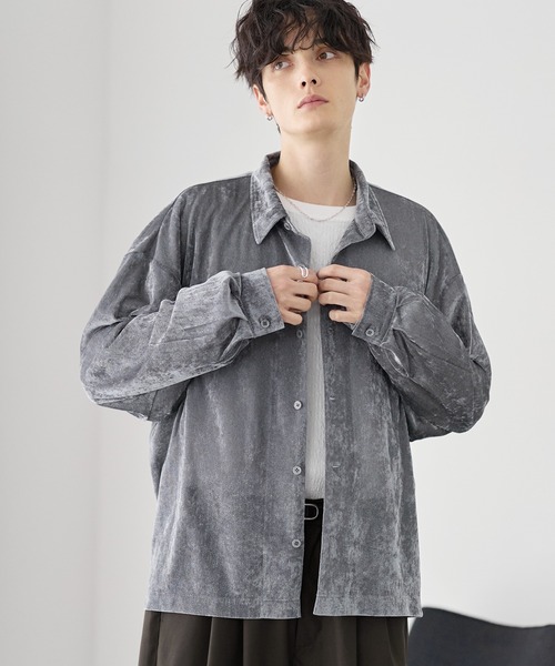 シャツ シアーベロアルーズシャツ メンズ レディース : ZOZOTOWN Yahoo