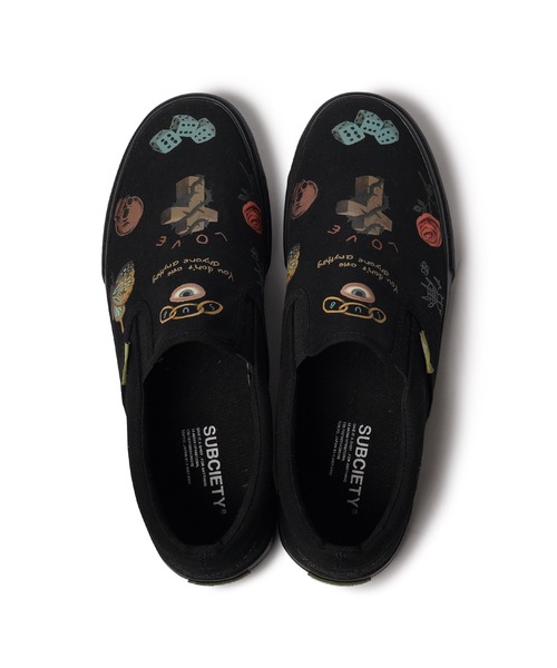 Subciety（サブサエティ） スリッポン Memorial slip-on メンズ
