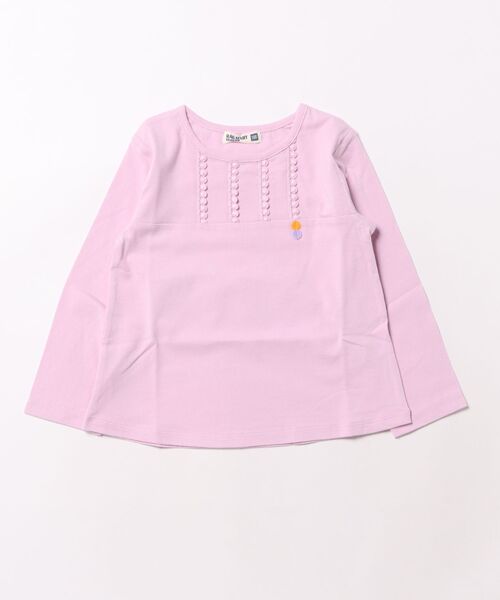 Rag Mart（ラグマート） tシャツ 襟下レース長袖Tシャツ キッズ 子供 