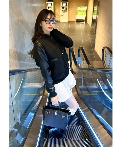 LUDICRUM（ルーディクルム） ブルゾン アウター Fake leather sleeve