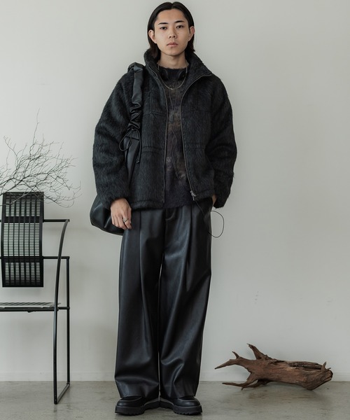 「WYM LIDNM」 長袖ニット L ブラック メンズ_画像6