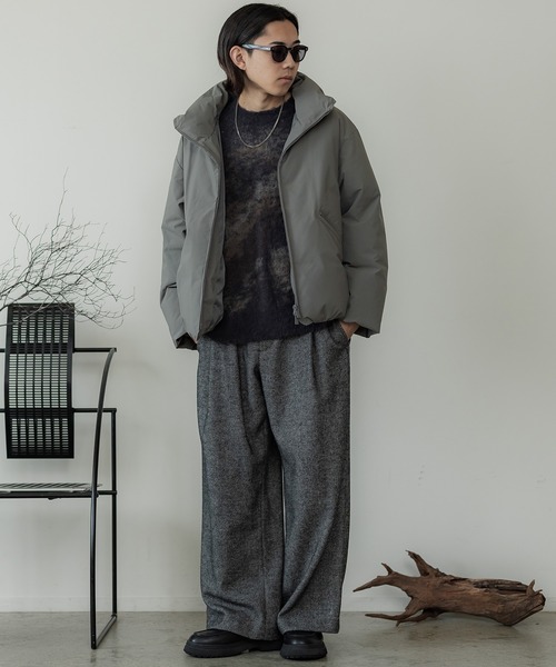 「WYM LIDNM」 長袖ニット L ブラック メンズ_画像9