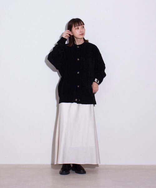 「GLOSTER」 ニットカーディガン M グリーン メンズ_画像2