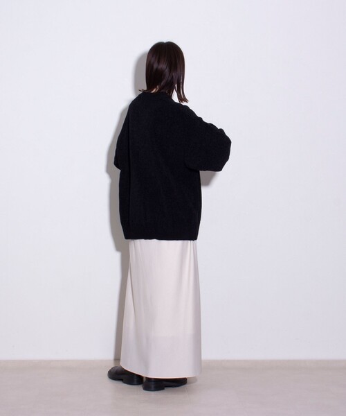 「GLOSTER」 ニットカーディガン M グリーン メンズ_画像3