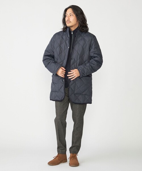 「TAION」 ダウンジャケット MEDIUM ネイビー メンズ_画像6