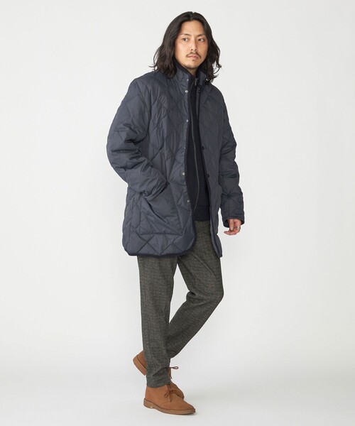 「TAION」 ダウンジャケット MEDIUM ネイビー メンズ_画像9