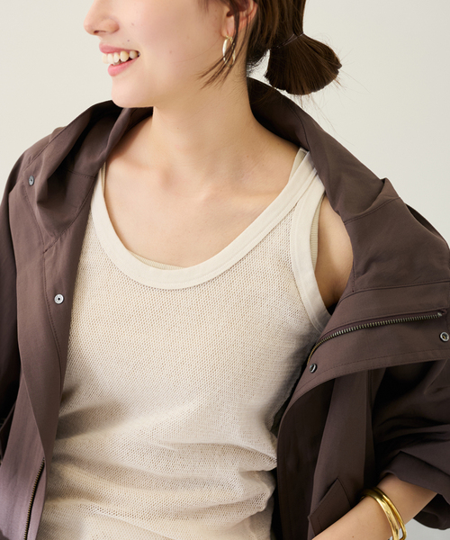 トップス FRAMeWORK FRAMeWORK（フレームワーク） タンクトップ ノースリーブ 「追加