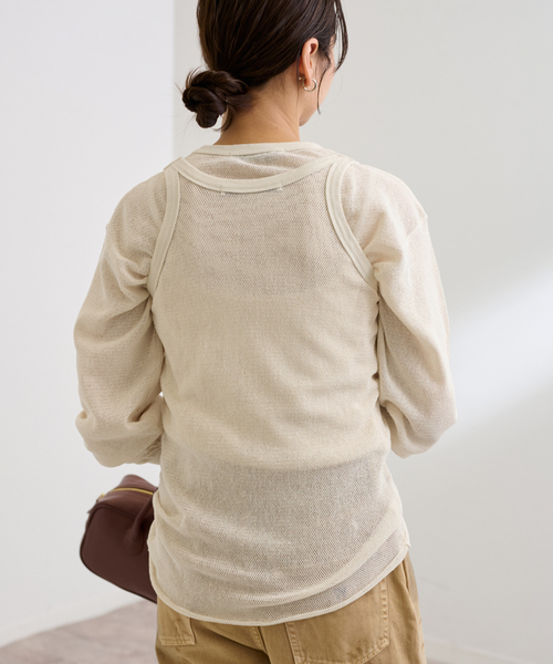 FRAMeWORK（フレームワーク） タンクトップ ノースリーブ 「追加