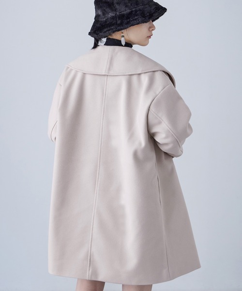 「Fashion Letter」 ピーコート M ブラック レディース_画像9