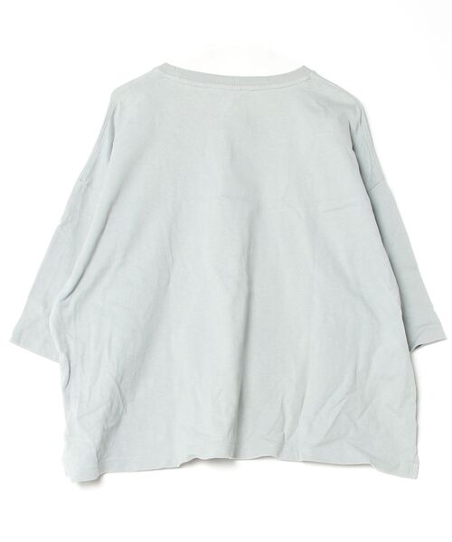 「JOHN'S CLOSET」 「HALHAM」半袖Tシャツ MEDIUM サックスブルー メンズ_画像3