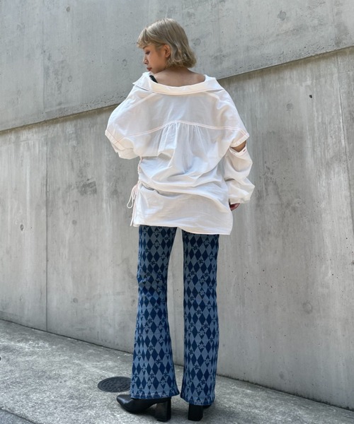 「HELLO.SANFRANCISCO」 デニムパンツ SMALL ブルー レディース_画像4