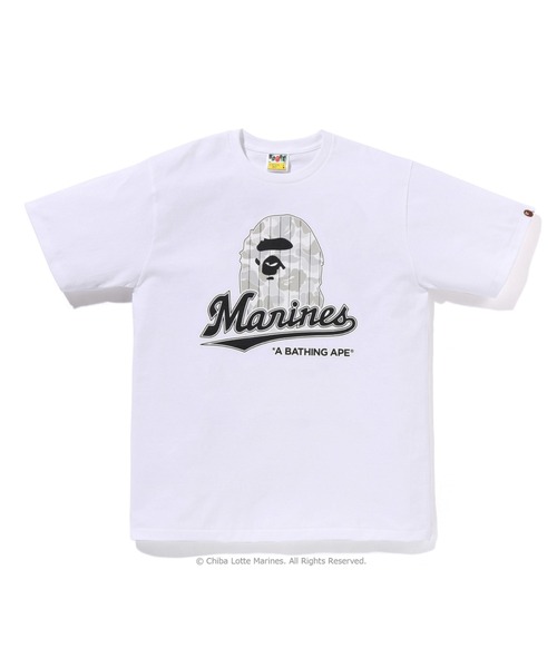 A BATHING APE（アベイシングエイプ） tシャツ BAPE X CHIBA LOTTE