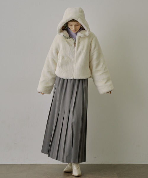 「VIOLETTA」 ロングスカート M グレー レディース_画像8