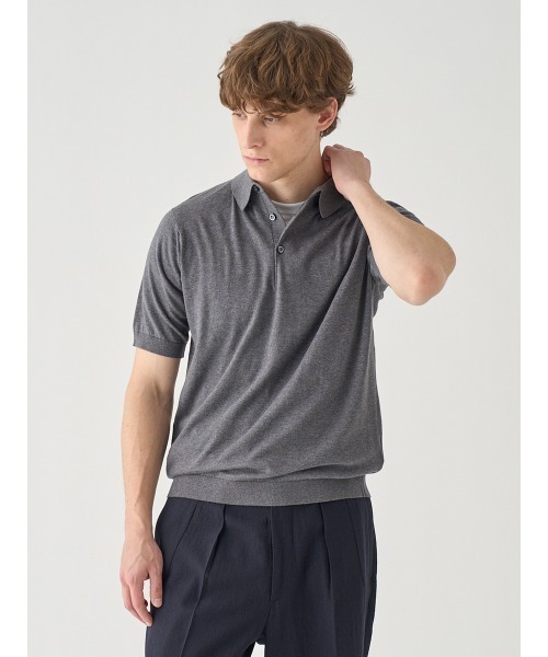 JOHN SMEDLEY（ジョンスメドレー） ポロシャツ 半袖 半袖コットン