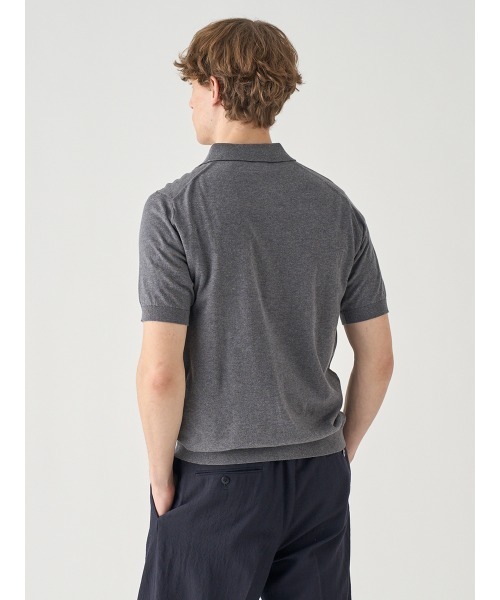 【新品未使用】ジョンスメドレー（JOHN SMEDLEY）半袖ポロニット JOHN SMEDLEY（ジョンスメドレー） ポロシャツ 半袖 半袖コットン