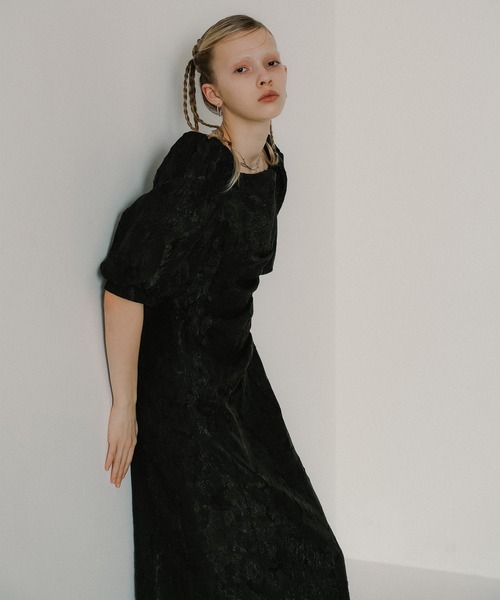 et.UNiVER ドレス Sheer Jacquard Organza Dress : ZOZOTOWN Yahoo!店