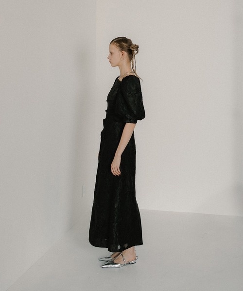 et.UNiVER ドレス Sheer Jacquard Organza Dress : ZOZOTOWN Yahoo!店
