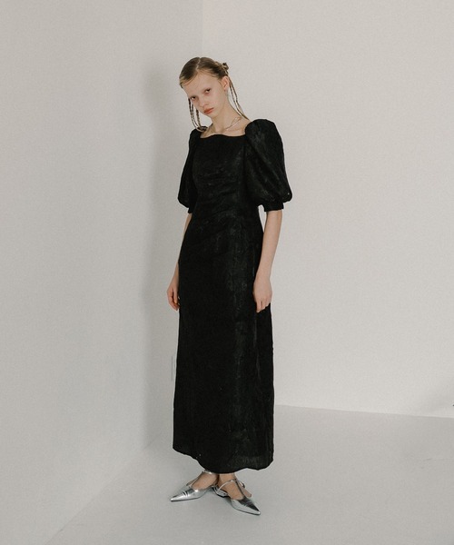 et.UNiVER ドレス Sheer Jacquard Organza Dress : ZOZOTOWN Yahoo!店