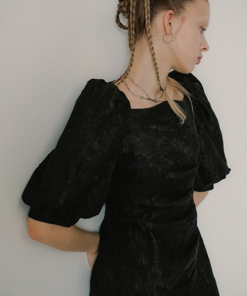 et.UNiVER ドレス Sheer Jacquard Organza Dress : ZOZOTOWN Yahoo!店